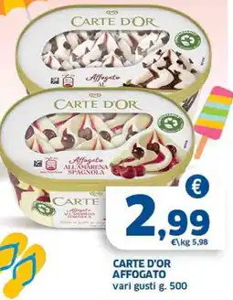 Il Punto Sigma Carte d'Or Affogato offerta