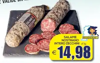 Salame nostrano intero Zecchini