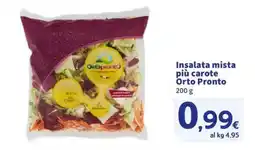 Ok Sigma Insalata mista più carote Orto Pronto offerta