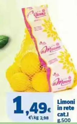 Il Punto Sigma Limoni in rete di Manno offerta