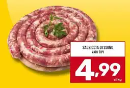 Il Centesimo Salsiccia di suino vari tipi offerta