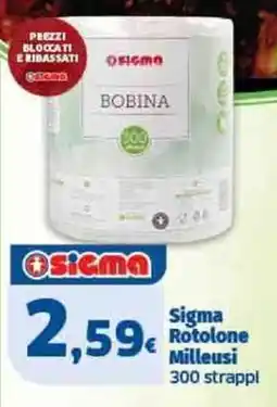 Il Punto Sigma Sigma Rotolone Milleusi offerta