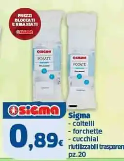 Il Punto Sigma Sigma posate offerta