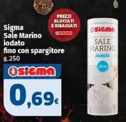 Il Punto Sigma Sale Marino iodato Sigma offerta