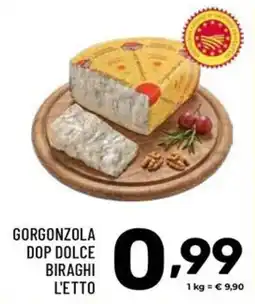 Il Centesimo Gorgonzola Dop Dolce Biraghi offerta