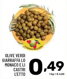 Il Centesimo Olive verdi Giarraffa Lo Monaco e Li Castri offerta