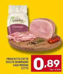 Il Centesimo Prosciutto cotto scelto granmagro casa modena offerta