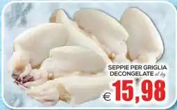 SuperOne Seppie per griglia decongelate offerta