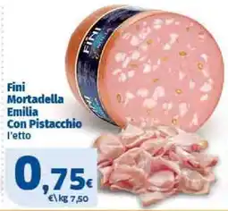 Il Punto Sigma Fini Mortadella Emilia Con Pistacchio offerta