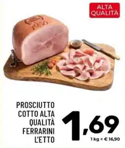 Il Centesimo Prosciutto cotto alta qualità Ferrarini offerta