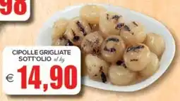 SuperOne Cipolle grigliate sott'olio offerta