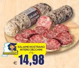 SuperOne Salame nostrano intero Zecchini offerta