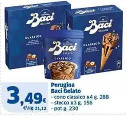 Il Punto Sigma Perugina Baci Gelato offerta