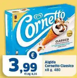 Il Punto Sigma Algida Cornetto Classico offerta