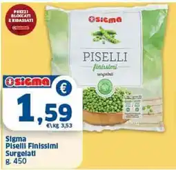 Il Punto Sigma Sigma Piselli Finissimi Surgelati offerta
