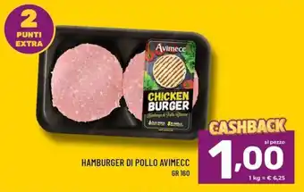 Hamburger di pollo Avimecc
