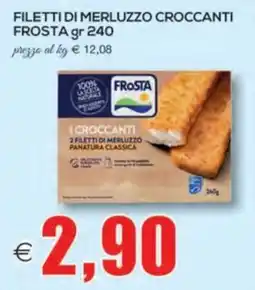 SuperOne Frosta filetti di merluzzo croccanti offerta