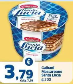Il Punto Sigma Galbani Mascarpone Santa Lucia offerta