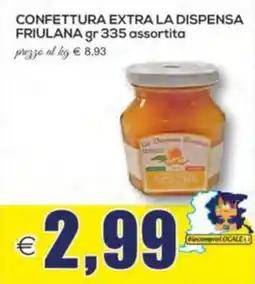 SuperOne Confettura extra la dispensa friulana offerta