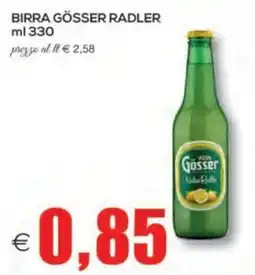 SuperOne Birra Gosser Radler offerta