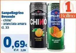 Il Punto Sigma Sanpellegrino chino' aranciata amara offerta