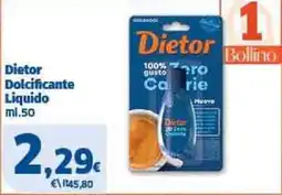 Il Punto Sigma Dietor Dolcificante Liquido offerta