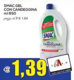 SuperOne Smac gel con candeggina offerta