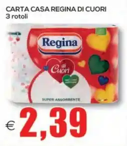 SuperOne Carta casa Regina di cuori offerta