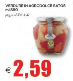 SuperOne Verdure in agrodolce Satos offerta