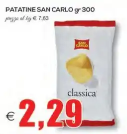 SuperOne Patatine San Carlo Classica offerta