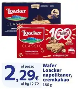 Ok Sigma Wafer Loacker napolitaner, cremkakao offerta