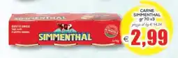 SuperOne Carne Simmenthal offerta