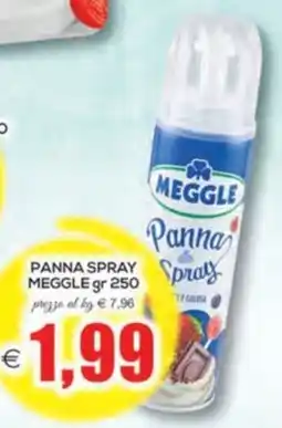 SuperOne Panna Spray Meggle offerta