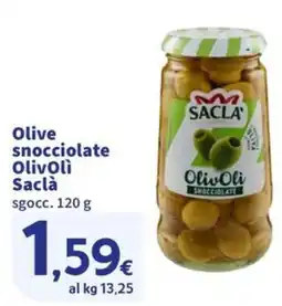 Ok Sigma Olive snocciolate Sacla offerta
