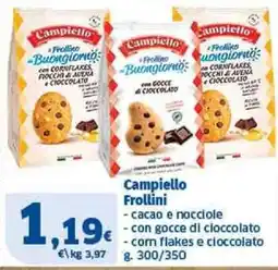 Il Punto Sigma Campiello Frollini offerta