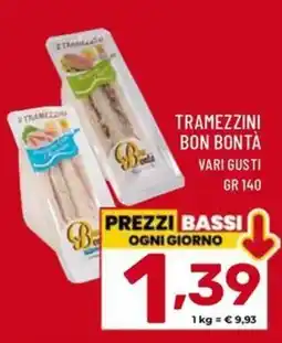 Il Centesimo Tramezzini Bon Bontà offerta