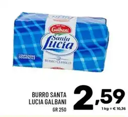 Il Centesimo Burro Santa Lucia Galbani offerta
