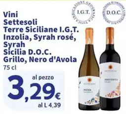 Ok Sigma Vini Settesoli offerta
