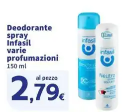 Ok Sigma Deodorante spray Infasil offerta