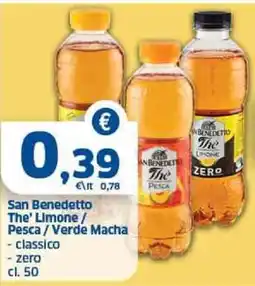 Il Punto Sigma San Benedetto The' Limone / Pesca / Verde Macha offerta