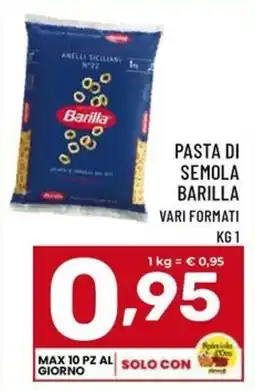 Il Centesimo Pasta di semola Barilla offerta