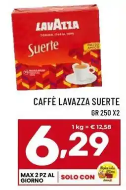 Il Centesimo Caffè Lavazza Suerte offerta