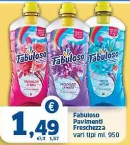 Il Punto Sigma Fabuloso Pavimenti Freschezza offerta