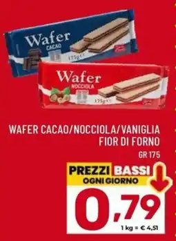 Il Centesimo Wafer Fior di Forno offerta