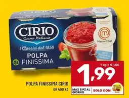 Il Centesimo Polpa finissima Cirio offerta