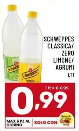 Il Centesimo Schweppes tonica offerta