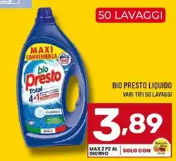 Il Centesimo Bio Presto liquido classico offerta