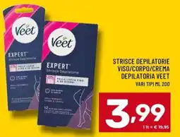 Il Centesimo Strisce depilatorie Veet offerta