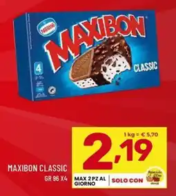 Il Centesimo Maxibon classic offerta