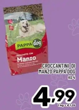 Il Centesimo Crocchettini di manzo Pappa Dog offerta